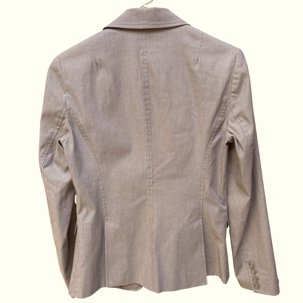 Banana Republic Grey One Button Blazer Size 4 - Picture 2 of 8